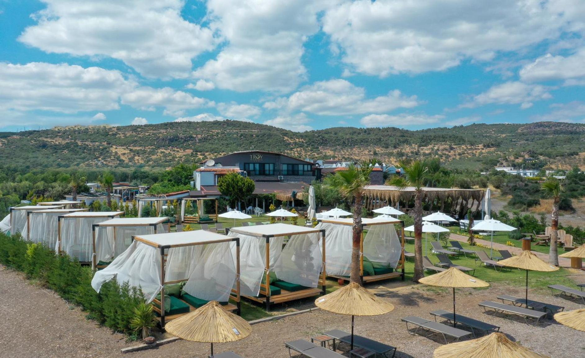 Assos Troy Beach Hotel Eksteriør bilde