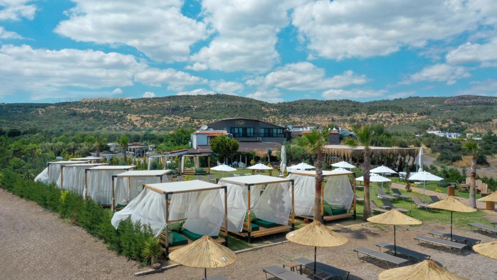 Assos Troy Beach Hotel Eksteriør bilde