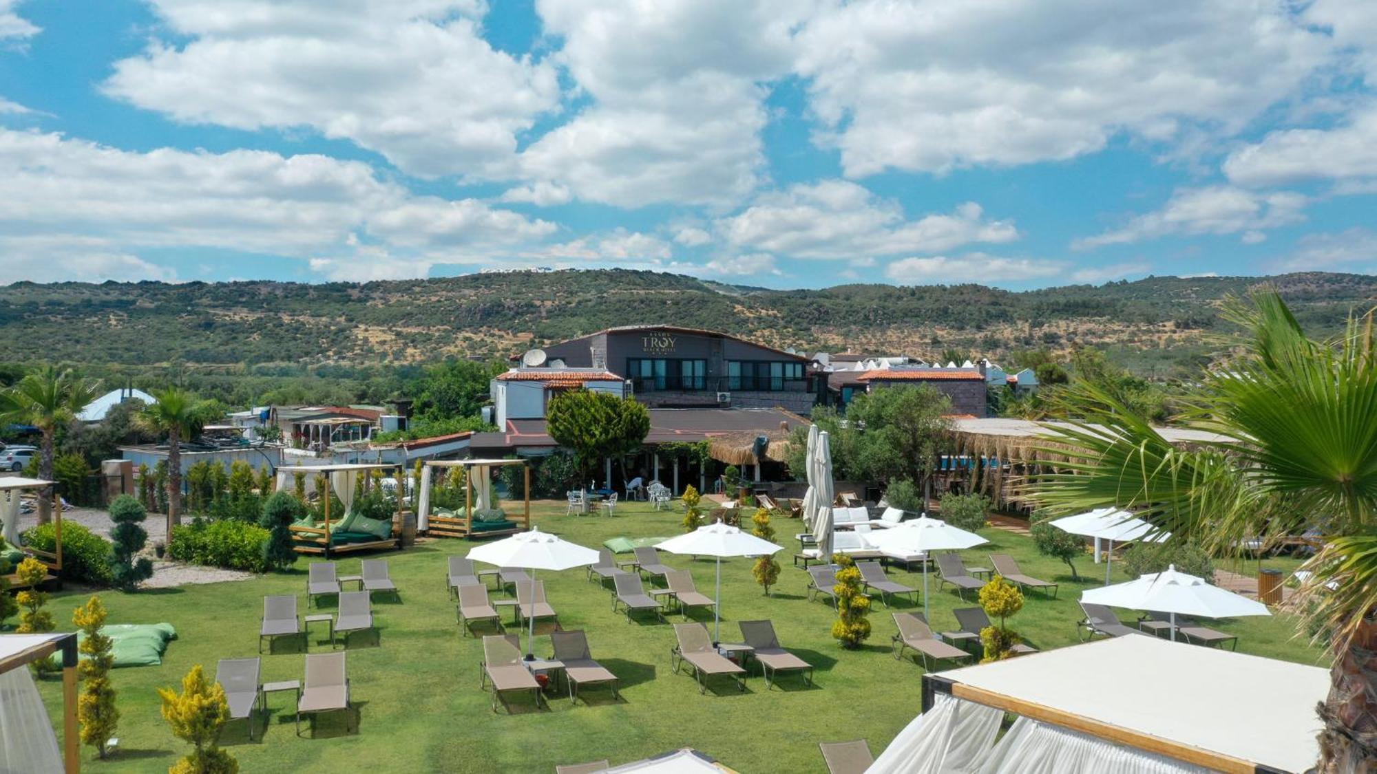 Assos Troy Beach Hotel Eksteriør bilde