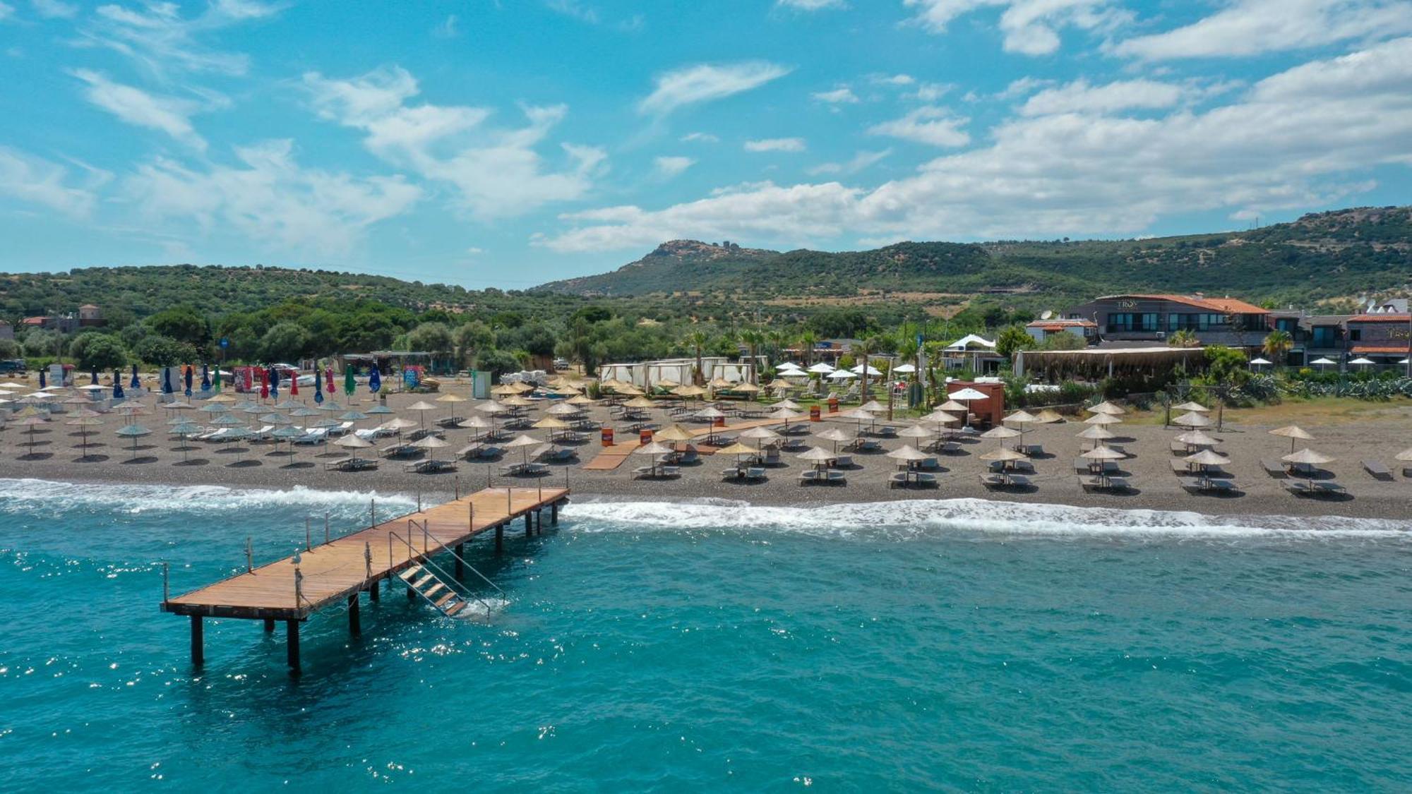Assos Troy Beach Hotel Eksteriør bilde